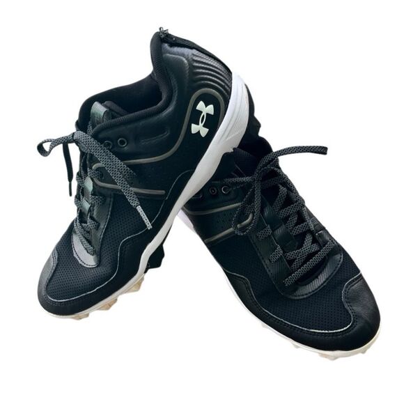 Under Armour Women’s Softball Cleats Size 7.5 or 8 Black | Sisterhood Series - Picture 7 of 14